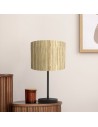 Searchlight® I Настолна лампа Meadow, абажур от естествена трева и черен метал I 1 x E14 - EU49712BK - 5