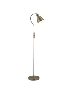 Searchlight® I Adjustable Floor Лампион, античен месинг I 1 x E27 - EU5026AB - Цена | LEDs4economy