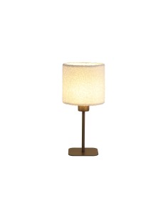Searchlight® I Настолна лампа Chelsea, метална, цвят лате с плюшен абажур I 1 x E27 - EU50501LT - Цена | LEDs4economy