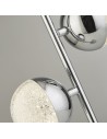 Searchlight® I Настолна лампа Marbles - хромиран метал и кристален пясък I 2 x LED - EU5087CC - 3