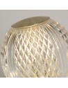 Searchlight® I Настолна лампа Allure, сатениран месинг и прозрачен акрил I x G9 - EU51482SB - 3