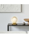 Searchlight® I Настолна лампа Allure, сатениран месинг и прозрачен акрил I x G9 - EU51482SB - 5