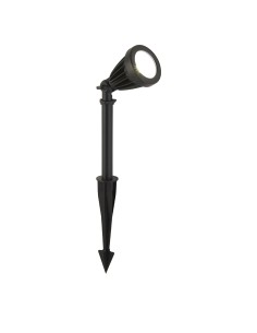 Searchlight® I Spikey Градинско колче - Черен метал I 1 x LED - EU51621BK - Цена | LEDs4economy