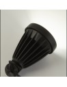 Searchlight® I Spikey Градинско колче - Черен метал I 1 x LED - EU51621BK - 3