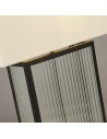 Searchlight® I Настолна лампа Clarendon - черен метал, закалено стъкло и кадифе I 1 x E27 - EU54210BK - 3