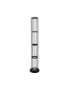 Searchlight® I Лампион Circolo Cage - черен метал и бял силикон I 1 x LED - EU54211-1BK - 2