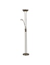 Searchlight® I Лампион Mother & Child - античен месинг, метал и стъкло I 1 x LED - EU5430AB - 2
