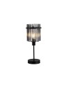 Searchlight® I Настолна лампа Swizzle, матово черен метал с опушени пръчки I 1 x E14 - EU55622SM