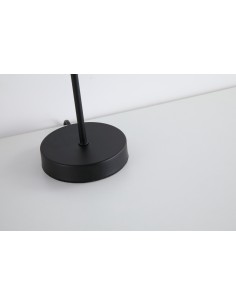 Searchlight® I Настолна лампа Swizzle, матово черен метал с опушени пръчки I 1 x E14 - EU55622SM - Цена | LEDs4economy 2