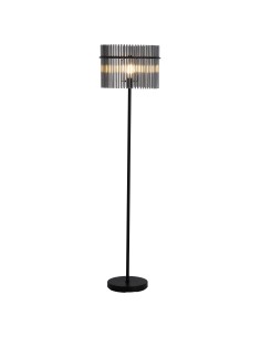 Searchlight® I Лампион Swizzle, матово черен метал с опушени пръчки I 1 x E27 - EU55626SM - Цена | LEDs4economy