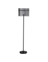 Searchlight® I Лампион Swizzle, матово черен метал с опушени пръчки I 1 x E27 - EU55626SM - 2