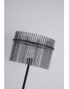 Searchlight® I Лампион Swizzle, матово черен метал с опушени пръчки I 1 x E27 - EU55626SM - 3