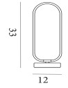 Searchlight® I Настолна лампа Liner - хромиран метал и полиран алуминий I 1 x LED - EU5711CC - 4