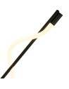 Searchlight® I Настолна лампа Serpent - черен метал и опал тръба I 1 x LED - EU57212BK - 3