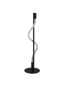 Searchlight® I Лампион Serpent - черен метал и опал тръба I 1 x LED - EU57213BK - Цена | LEDs4economy 2