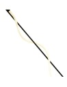 Searchlight® I Лампион Serpent - черен метал и опал тръба I 1 x LED - EU57213BK - 3