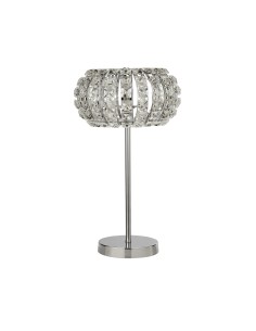 Searchlight® I Настолна лампа Marylin - хром, кристално стъкло и пясъчен дифузор I 1 x G9 - EU5817CC - Цена | LEDs4economy 2