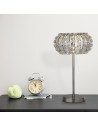 Searchlight® I Настолна лампа Marylin - хром, кристално стъкло и пясъчен дифузор I 1 x G9 - EU5817CC - 5