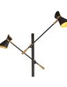 Searchlight® I Лампион Diablo - черно-златист метал I 2 x LED - EU5962-2BG - 3