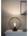 Searchlight® I Настолна лампа Rondo - Черен метал I 1 x E27 - EU60828BK - 4