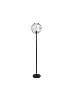 Searchlight® I Лампион Rondo - Черен метал I 1 x E27 - EU60832BK - Цена | LEDs4economy