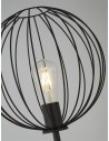 Searchlight® I Лампион Rondo - Черен метал I 1 x E27 - EU60832BK - 2