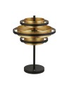 Searchlight® I Настолна лампа Hive - черен метал и златни листа I 1 x LED - EU6357BG - 2