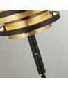 Searchlight® I Лампион Hive - черен метал и златни листа I 1 x LED - EU6359BG - 3