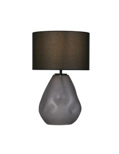 Searchlight® I Настолна лампа Devon, черно перфорирано стъкло с черен лен I 1 x E27 - EU65420BK - Цена | LEDs4economy