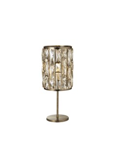 Searchlight® I Настолна лампа Bijou - Античен месинг, метал и шампанско I 1 x E14 - EU6584AB - Цена | LEDs4economy