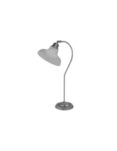 Searchlight® I Настолна лампа Bistro III - сатенено сребърна и стъкло Holphane Style I 1 x E27 - EU7180SS - Цена | LEDs4economy 2