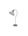 Searchlight® I Настолна лампа Bistro III - сатенено сребърна и стъкло Holphane Style I 1 x E27 - EU7180SS - 2