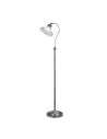 Searchlight® I Лампион Bistro III - сатенено сребриста и стъкло в стил Holphane I 1 x E27 - EU7184SS