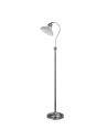 Searchlight® I Лампион Bistro III - сатенено сребриста и стъкло в стил Holphane I 1 x E27 - EU7184SS - 2