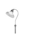 Searchlight® I Лампион Bistro III - сатенено сребриста и стъкло в стил Holphane I 1 x E27 - EU7184SS - 3