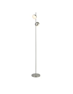 Searchlight® I Лампион Tully - сатенено сребрист метал с матов абажур I 2 x LED - EU7452-2SS - Цена | LEDs4economy