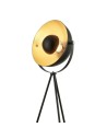 Searchlight® I Лампион Blink Tripod - черен матов метал и златист цвят I 1 x E27 - EU8022BK - 3