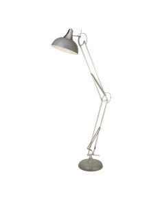 Searchlight® I Работна лампа Goliath - хром и сив метал I 1 x E27 - EU8082GY - Цена | LEDs4economy