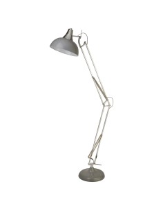 Searchlight® I Работна лампа Goliath - хром и сив метал I 1 x E27 - EU8082GY - Цена | LEDs4economy 2