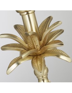Searchlight® I Основа - Настолна лампа Palm - Сатениран месинг I 1 x E27 - EU81210SB - Цена | LEDs4economy