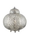 Searchlight® I Настолна лампа Fretwork - лазерно изрязан никел I 1 x E27 - EU8221-1SS