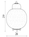 Searchlight® I Настолна лампа Fretwork - лазерно изрязан никел I 1 x E27 - EU8221-1SS - 3