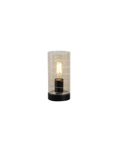 Searchlight® I Настолна лампа Broughton, кехлибарено стъкло I 1 x E27 - EU82329AM - Цена | LEDs4economy