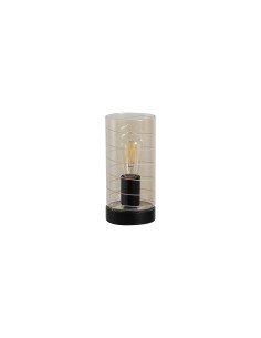Searchlight® I Настолна лампа Broughton, кехлибарено стъкло I 1 x E27 - EU82329AM - Цена | LEDs4economy 2