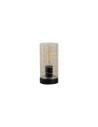 Searchlight® I Настолна лампа Broughton, кехлибарено стъкло I 1 x E27 - EU82329AM - 2