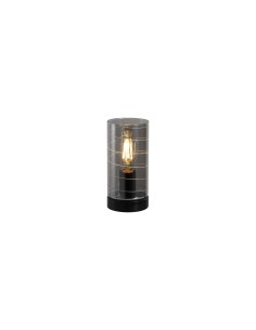 Searchlight® I Настолна лампа Broughton, опушено стъкло I 1 x E27 - EU82329SM - Цена | LEDs4economy