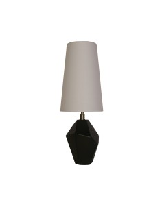 Searchlight® I Настолна лампа Apex, античен месинг, метал, черна смола, бяло I 1 x E27 - EU88250BK - Цена | LEDs4economy 2