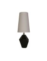 Searchlight® I Настолна лампа Apex, античен месинг, метал, черна смола, бяло I 1 x E27 - EU88250BK - 2
