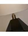 Searchlight® I Настолна лампа Apex, античен месинг, метал, черна смола, бяло I 1 x E27 - EU88250BK - 3
