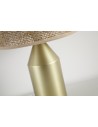 Searchlight® I Настолна лампа Pheobe, златист метал с абажур от ратан I 1 x E27 - EU89745GO - 3